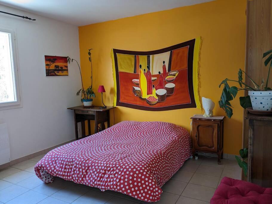 Villa Calme Avec Piscine A Greoux Esterno foto