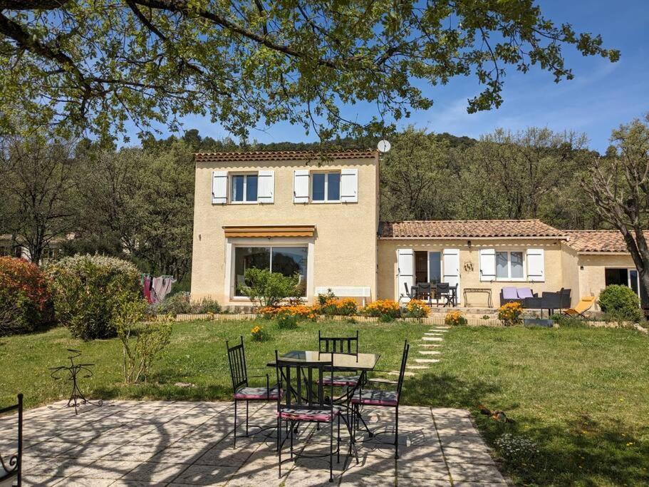 Villa Calme Avec Piscine A Greoux Esterno foto