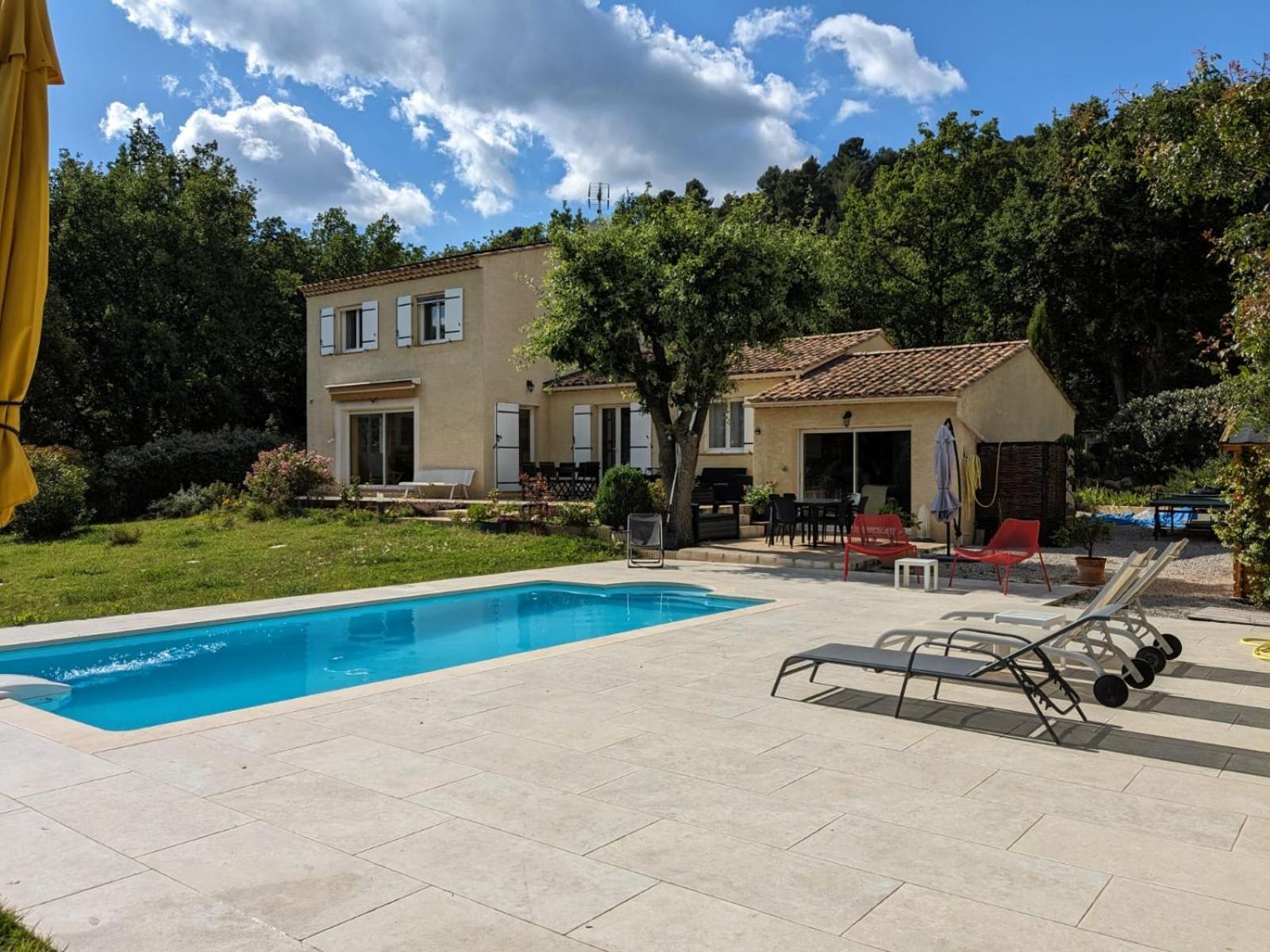 Villa Calme Avec Piscine A Greoux Esterno foto